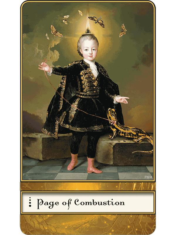 Boadicea Page of Combustion Card
